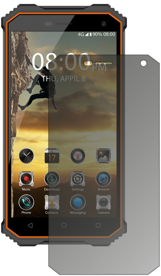 Blickschutzfolie von dipos passend für Phonemax Rockey 2, präziser Zuschnitt und blasenfrei montiert
