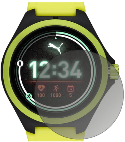 Blickschutzfolie von dipos passend für Puma Gen 4 Heart Rate Smartwatch, präziser Zuschnitt und blasenfrei montiert