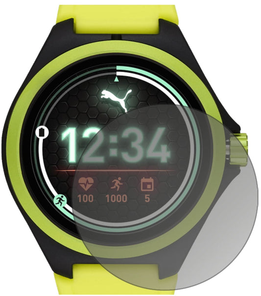 Blickschutzfolie von dipos passend für Puma Gen 4 Heart Rate Smartwatch, präziser Zuschnitt und blasenfrei montiert