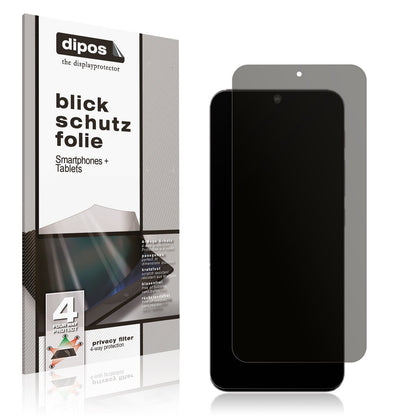 Blickschutzfolie von dipos passend für Realme 10 Pro, präziser Zuschnitt und blasenfrei montiert
