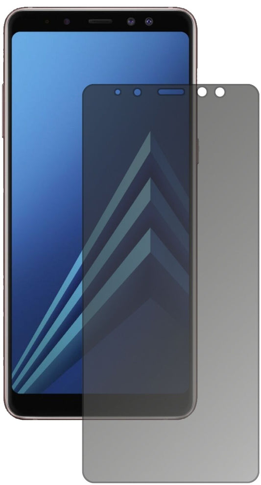 Blickschutzfolie von dipos passend für Samsung Galaxy A8 (2018), präziser Zuschnitt und blasenfrei montiert