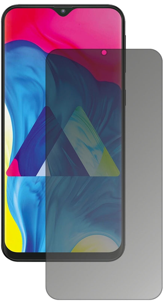 Blickschutzfolie von dipos passend für Samsung Galaxy M10, präziser Zuschnitt und blasenfrei montiert