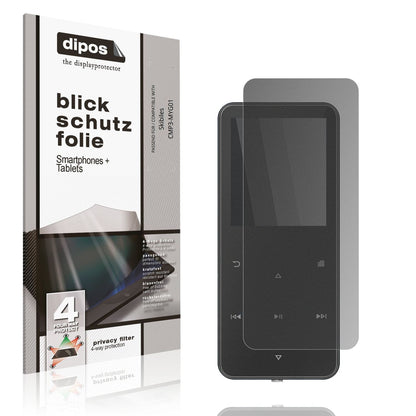 Blickschutzfolie von dipos passend für Skibiles CMP3-MYG01, präziser Zuschnitt und blasenfrei montiert