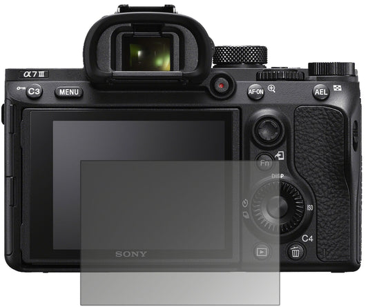 Blickschutzfolie von dipos passend für Sony Alpha 7C, präziser Zuschnitt und blasenfrei montiert