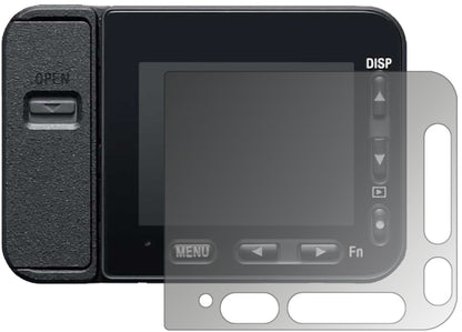 Blickschutzfolie von dipos passend für Sony DSC-RX0 II, präziser Zuschnitt und blasenfrei montiert