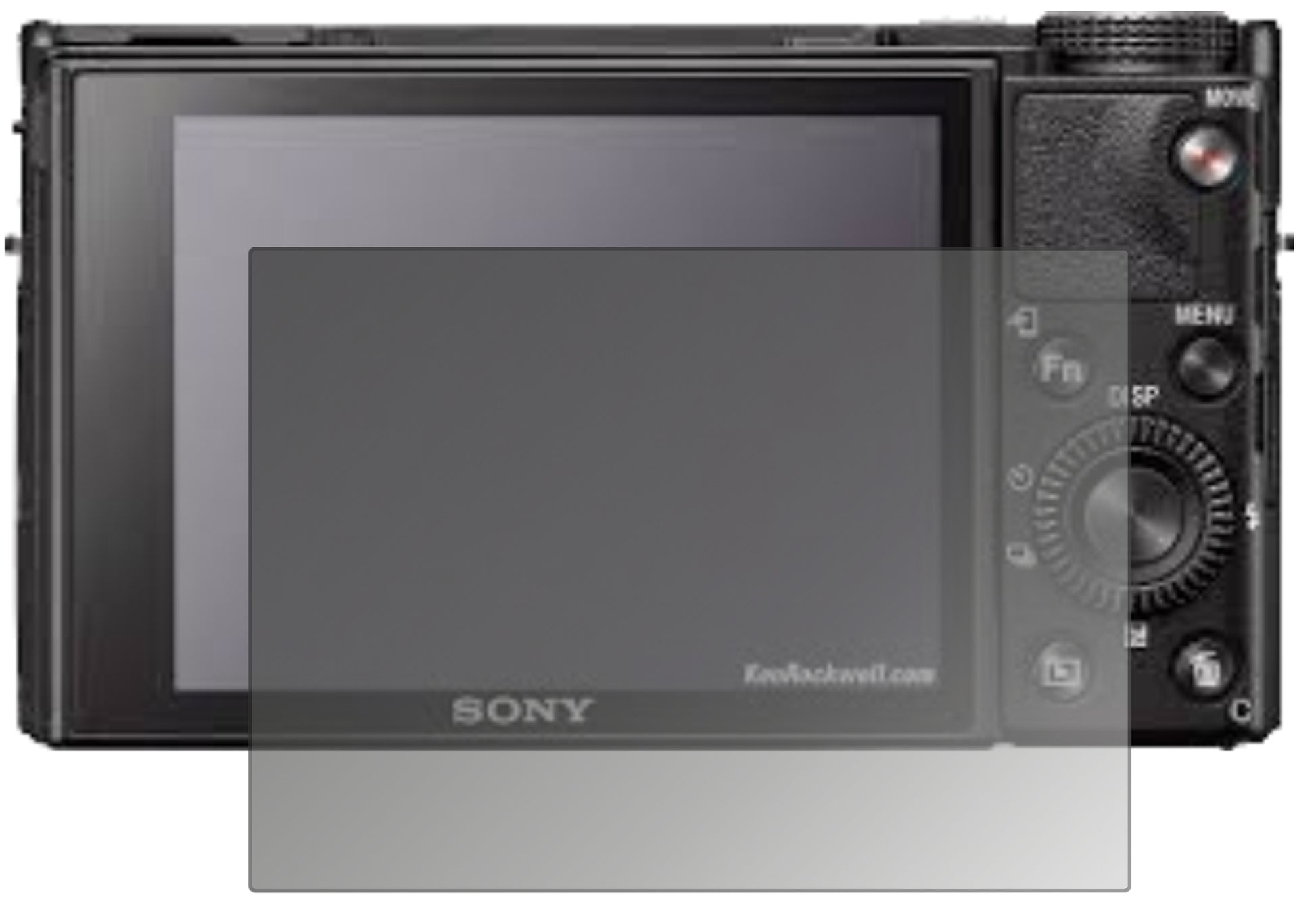 Blickschutzfolie von dipos passend für Sony RX100 VII, präziser Zuschnitt und blasenfrei montiert