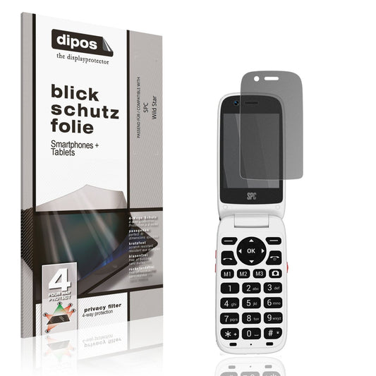 Blickschutzfolie von dipos passend für SPC Wild Star, präziser Zuschnitt und blasenfrei montiert