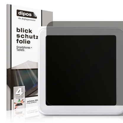 Blickschutzfolie von dipos passend für SumUp Solo, präziser Zuschnitt und blasenfrei montiert
