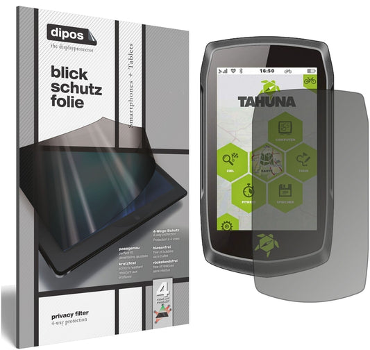 Blickschutzfolie von dipos passend für Teasi One 4, präziser Zuschnitt und blasenfrei montiert