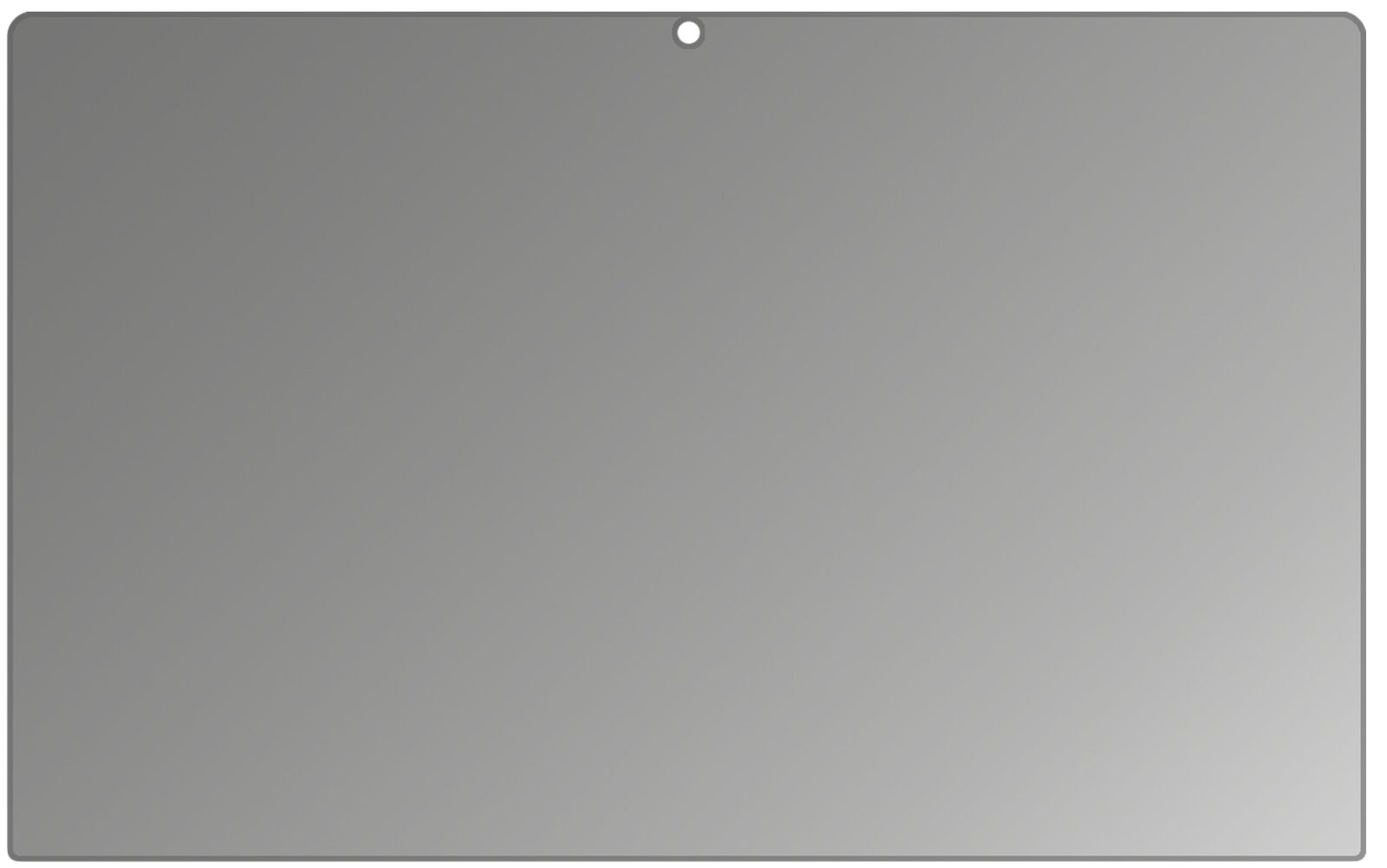 Blickschutzfolie von dipos passend für Teclast F6 Pro, präziser Zuschnitt und blasenfrei montiert