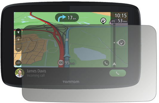 Blickschutzfolie von dipos passend für TomTom GO Essential 6, präziser Zuschnitt und blasenfrei montiert