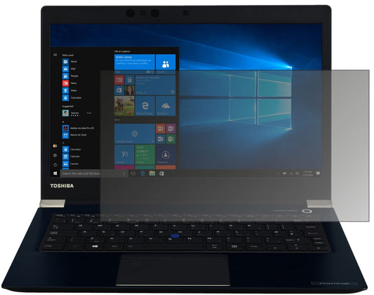 Blickschutzfolie von dipos passend für Toshiba Portege X30 D121, präziser Zuschnitt und blasenfrei montiert