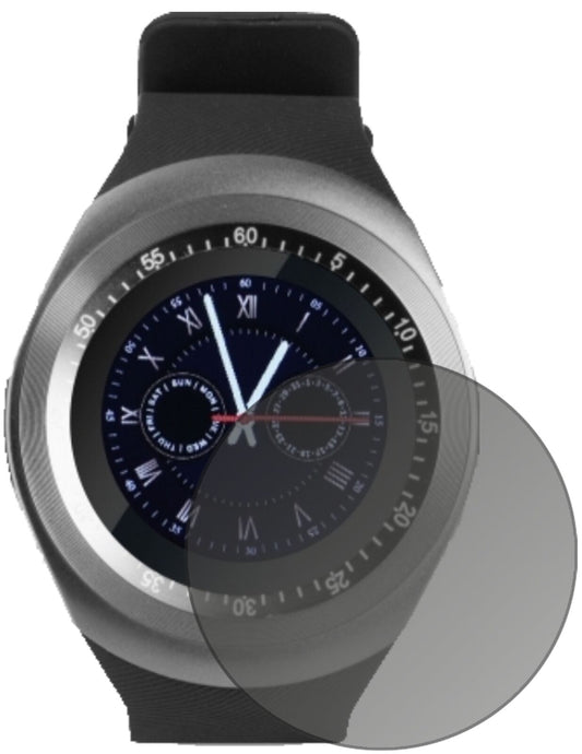 Blickschutzfolie von dipos passend für TrendGeek TG-SW1 Smartwatch, präziser Zuschnitt und blasenfrei montiert