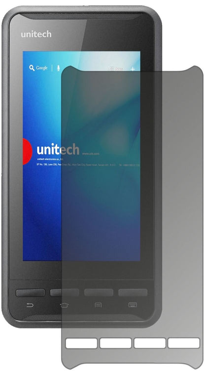 Blickschutzfolie von dipos passend für Unitech PA700, präziser Zuschnitt und blasenfrei montiert