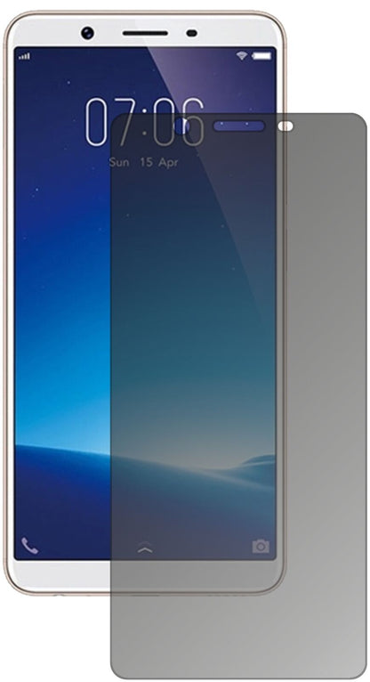 Blickschutzfolie von dipos passend für Vivo Y71i, präziser Zuschnitt und blasenfrei montiert