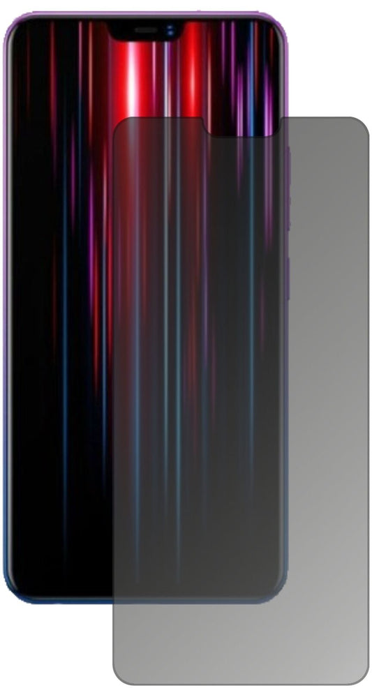 Blickschutzfolie von dipos passend für Vivo Z1 Lite, präziser Zuschnitt und blasenfrei montiert