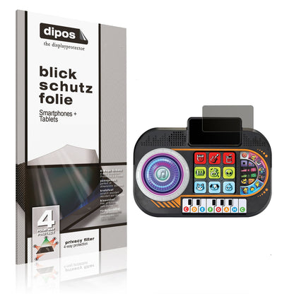 Blickschutzfolie von dipos passend für Vtech Mein Mini-Mischpult, präziser Zuschnitt und blasenfrei montiert
