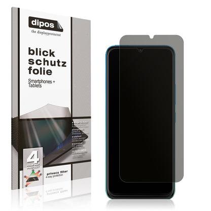 Blickschutzfolie von dipos passend für Xiaomi 14, präziser Zuschnitt und blasenfrei montiert