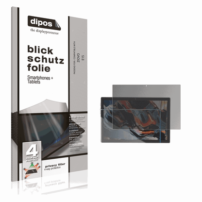 Blickschutzfolie von dipos passend für ZIOVO E15, präziser Zuschnitt und blasenfrei montiert