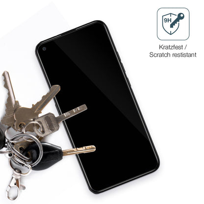 dipos Displayschutz für BLU G51S, transparente Oberfläche, perfekte Passform auch für die Rundungen