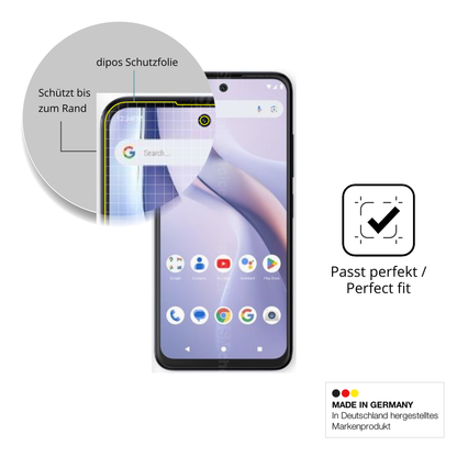 Besonders flexibler Displayschutz mit Anti-Shock-Schicht im Materialmix