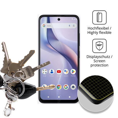 dipos Displayschutz für BLU Bold K22, transparente Oberfläche, geringe Dicke und perfekte Passform