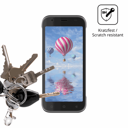 dipos Displayschutz für Bluebird S10, mattierte Oberfläche, robuste Festigkeit und perfekte Passform