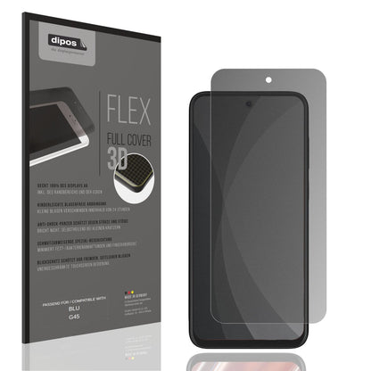 Blickschutzfolie von dipos passend für BLU G45, 100% Displayabdeckung und blasenfreie Montage