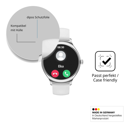 Schutzfolie mit optimaler Passform, zur Verwendung mit Hüllen geeignet