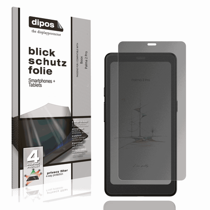 Blickschutzfolie von dipos passend für booxpalma 2 pro, präziser Zuschnitt und blasenfrei montiert