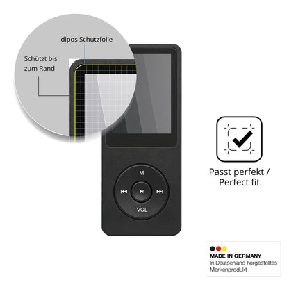 Screen Protector for BORDEAG RT001 MP3-Player Privacy Filter 4-Way Protection 