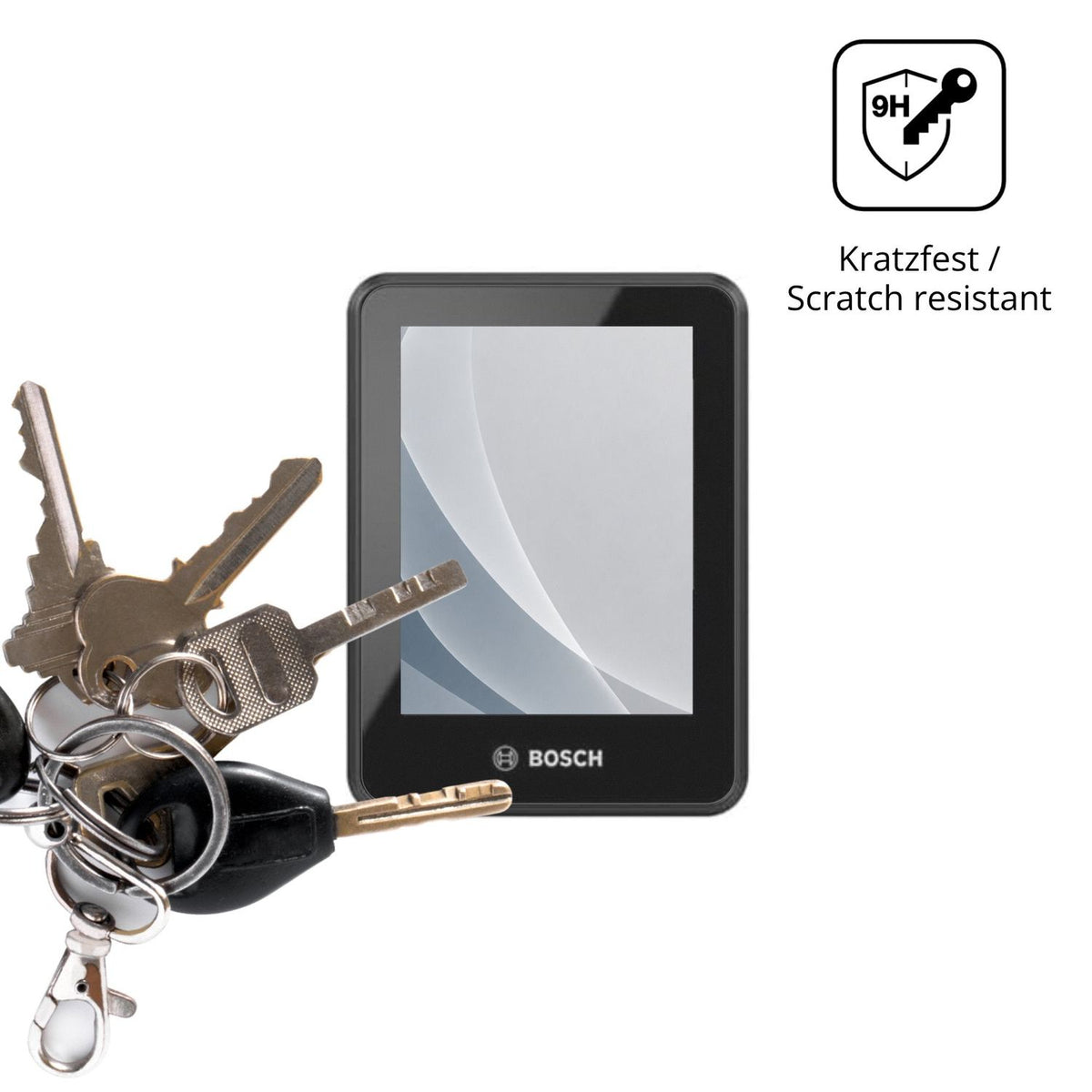 dipos Displayschutz für Bosch Intuvia 200, mattierte Oberfläche, robuste Festigkeit und perfekte Passform