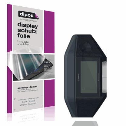 2x Screen Protector for Bosch Dicentis Wireless Discussion Protection Crystal
