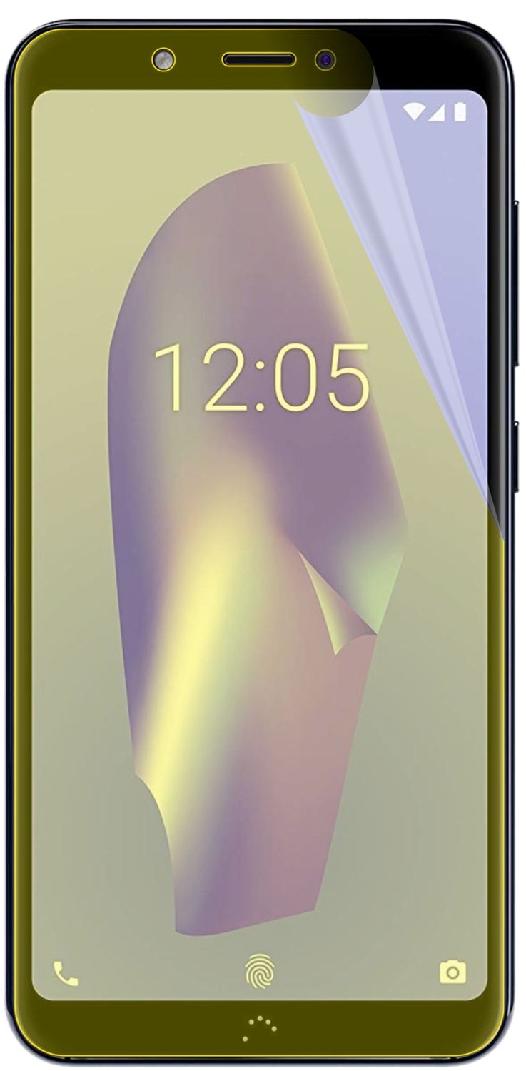 dipos Displayschutz für BQ Aquaris C, transparente Oberfläche, geringe Dicke und perfekte Passform