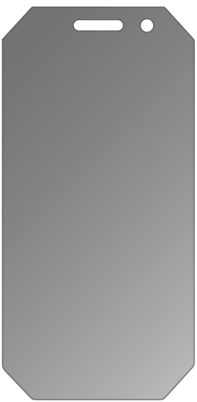 dipos Displayschutz für BQ Mobile 4077 Shark Mini, mattierte Oberfläche, Blickschutzfilter und perfekter Passform