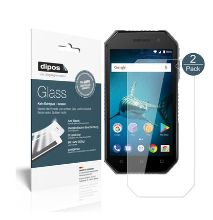 Perfekte Passform und ultimative Qualität: Unser 9H Panzerglas bietet Schutz für BQ-Mobile 4077 Shark Mini