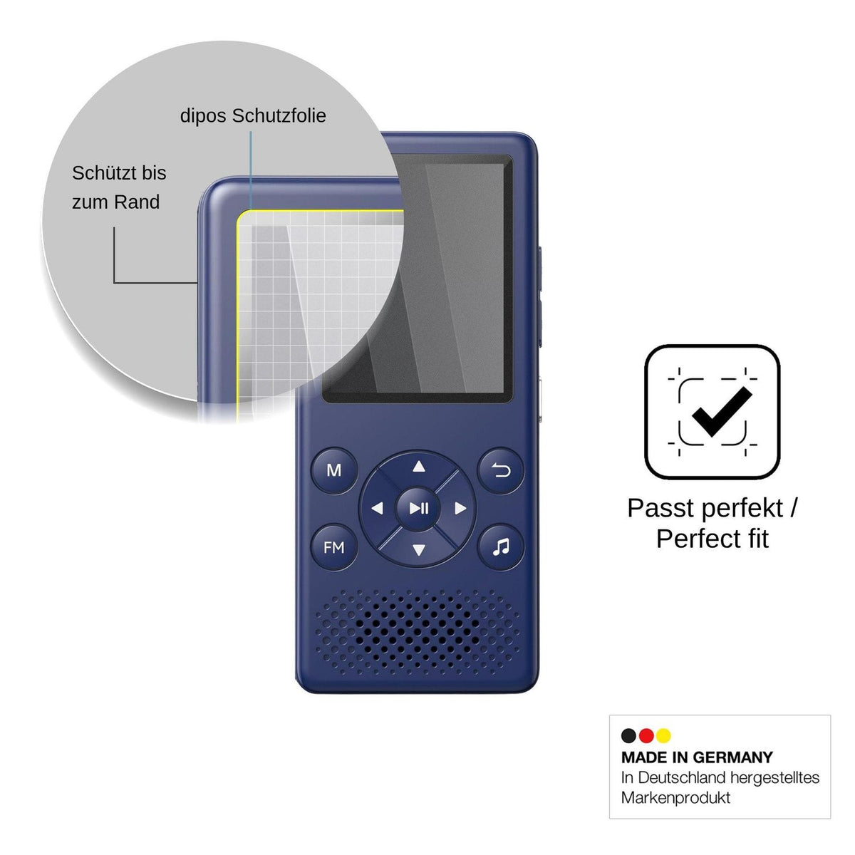 Screen Protector for AGPTEK M5X Privacy Filter 4-Way Protection dipos