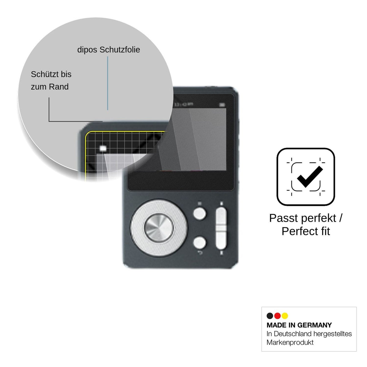 Screen Protector for Aiandcc M28 Privacy Filter 4-Way Protection dipos