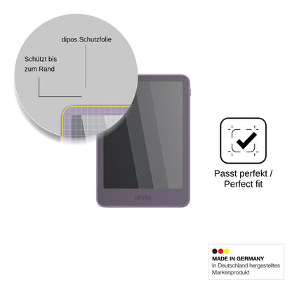 Screen Protector for Amazon Kindle Paperwhite 2026 Privacy Filter 4-Way Protection dipos