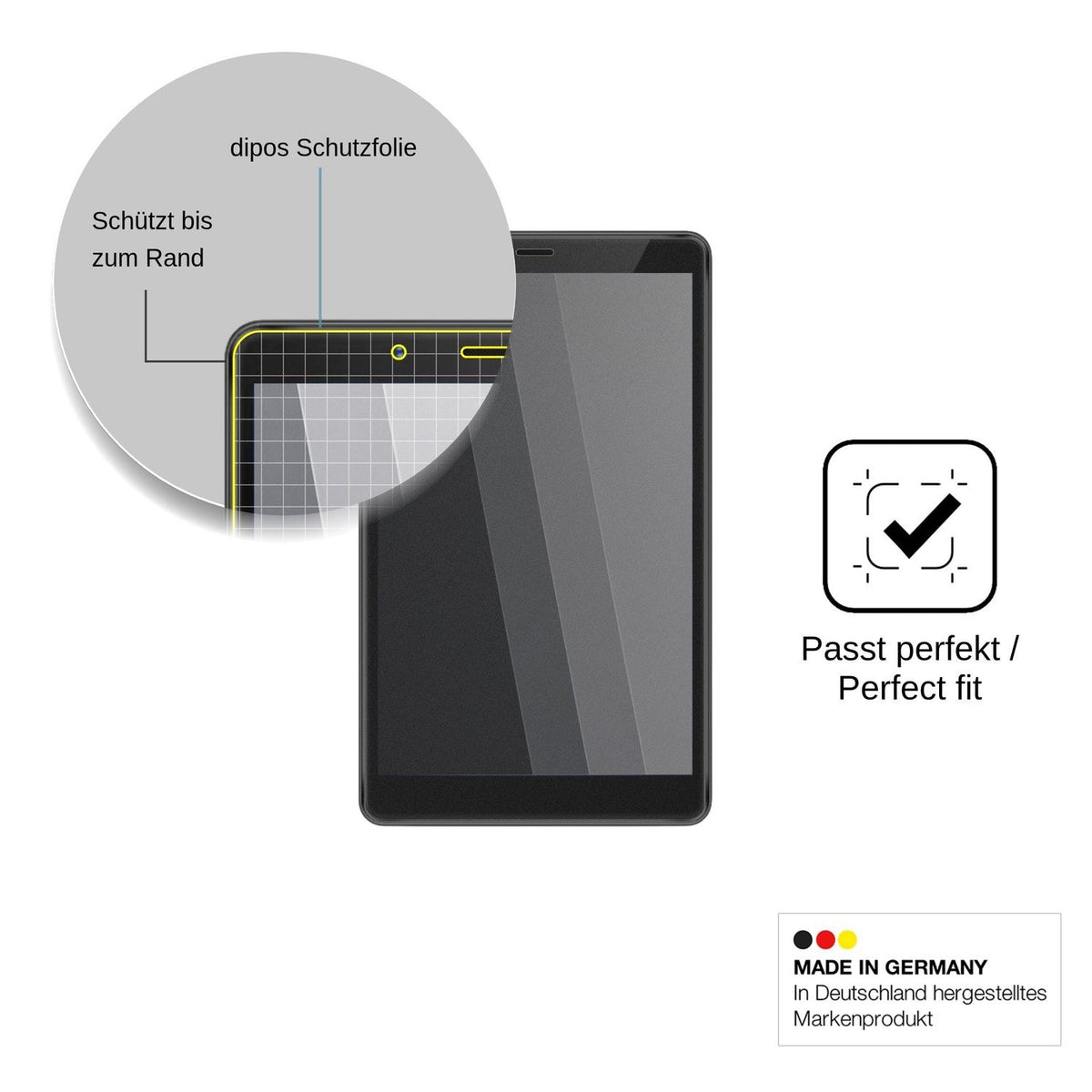 Screen Protector for Amoi Xiaxin P300 Max Privacy Filter 4-Way Protection dipos
