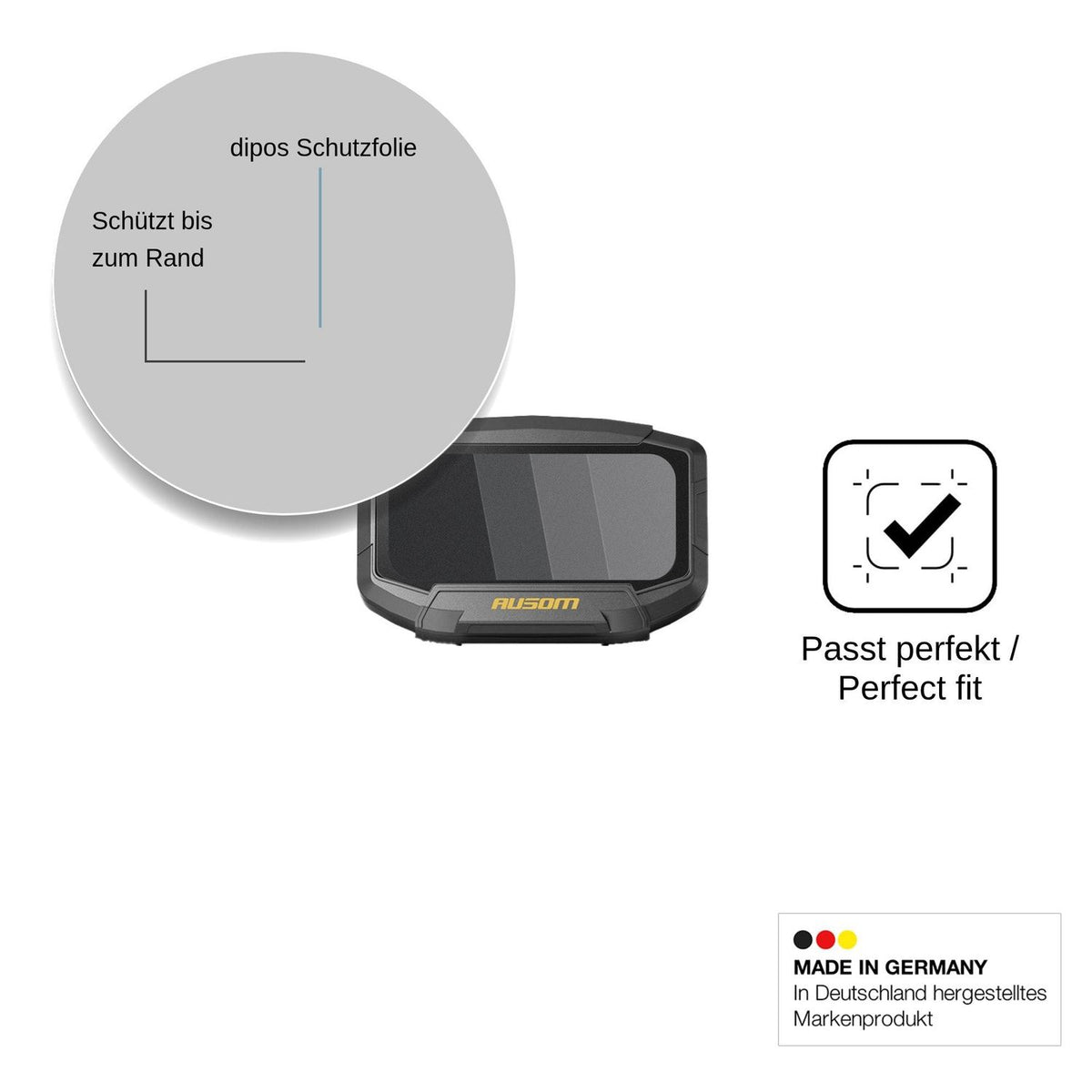 Screen Protector for Ausom Gosoul 2 Pro Privacy Filter 4-Way Protection dipos
