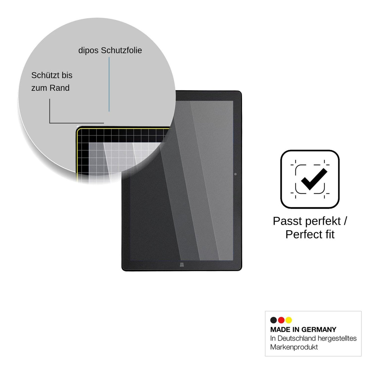 Screen Protector for AWOW Wi-10 Home Privacy Filter 4-Way Protection dipos
