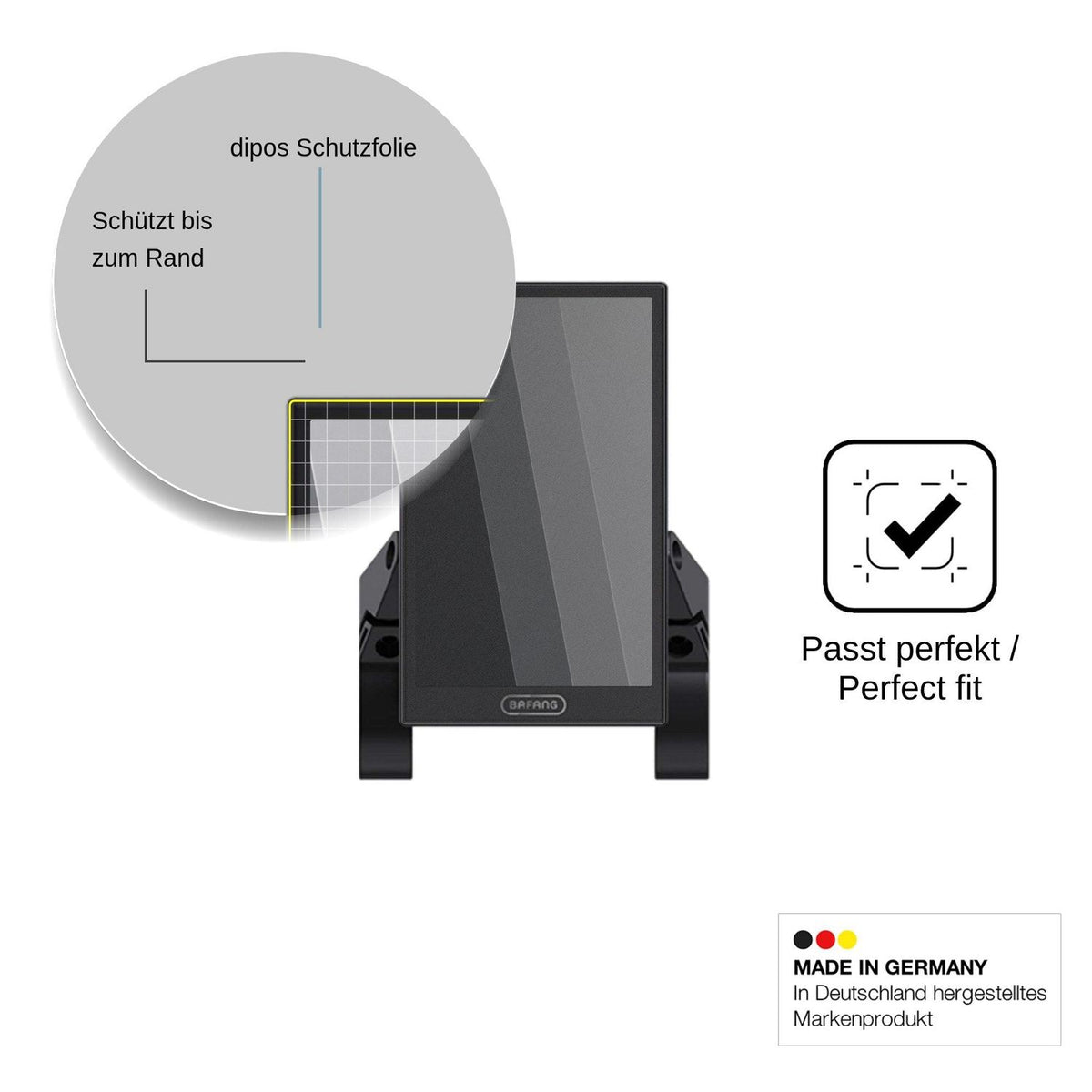 Screen Protector for Bafang DP C010 Privacy Filter 4-Way Protection dipos