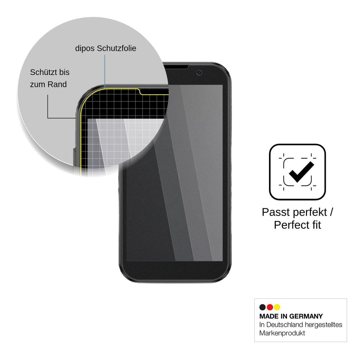 Screen Protector for BLKE S Einhorn Mini Privacy Filter 4-Way Protection dipos