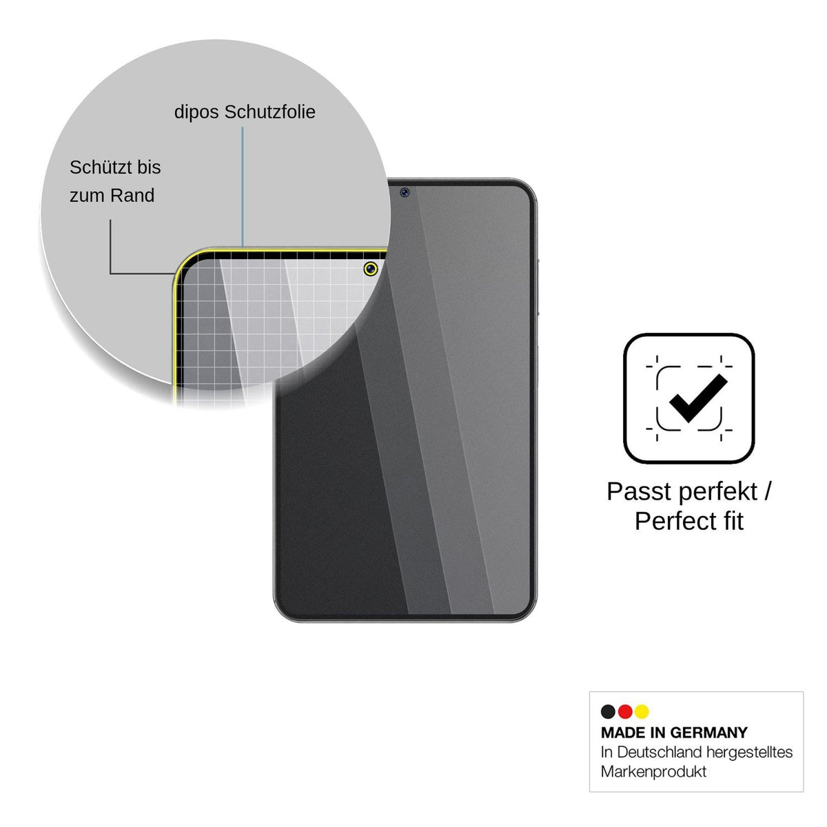 Screen Protector for Coolpad Cool X Wide Privacy Filter 4-Way Protection dipos