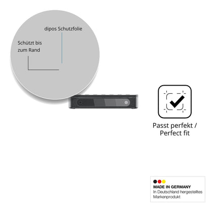 Schutz gegen Kratzer auf dem FiiO DM13 BT Glas durch Schlüssel oder Ähnliches