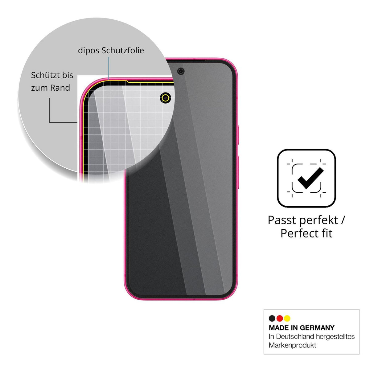 Schutz gegen Kratzer auf dem Google Pixel 11 Glas durch Schlüssel oder Ähnliches