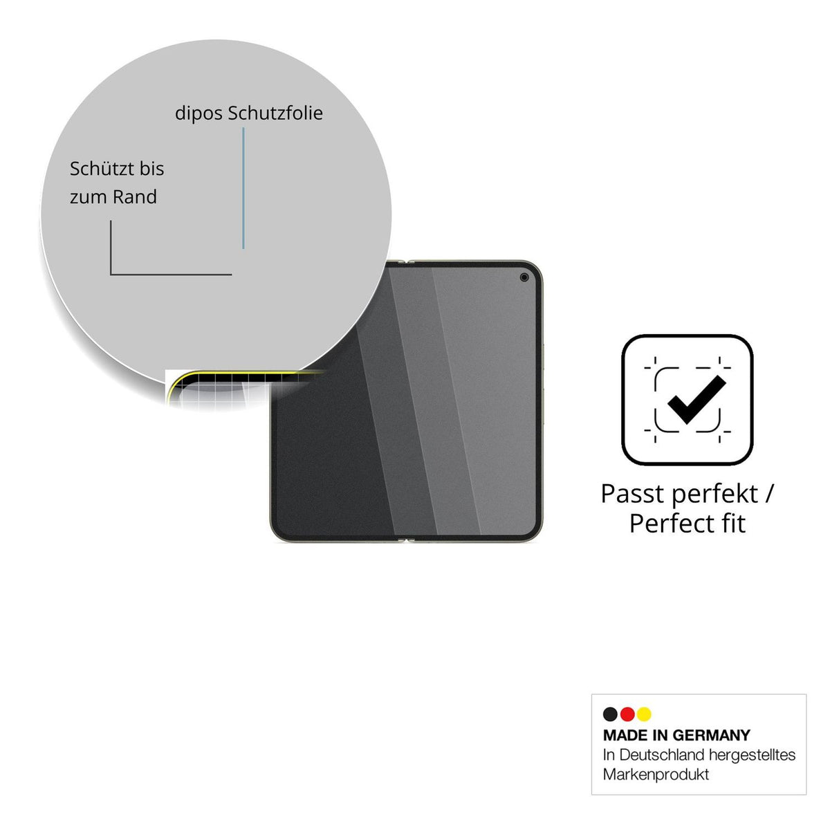 Schutz gegen Kratzer auf dem Google Pixel 11 Pro Fold Aussenseite Glas durch Schlüssel oder Ähnliches