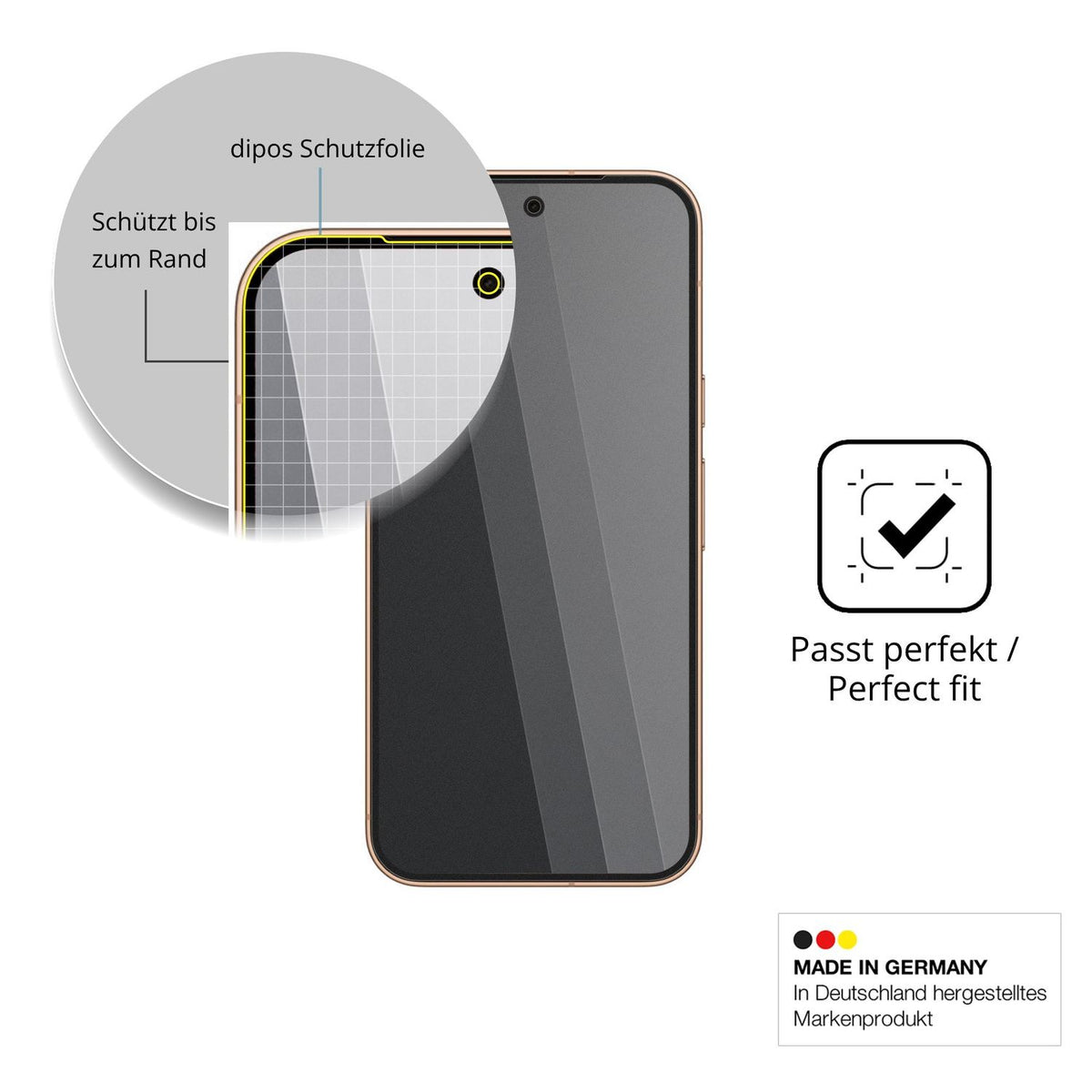 Schutz gegen Kratzer auf dem Google Pixel 11 Pro XL Glas durch Schlüssel oder Ähnliches