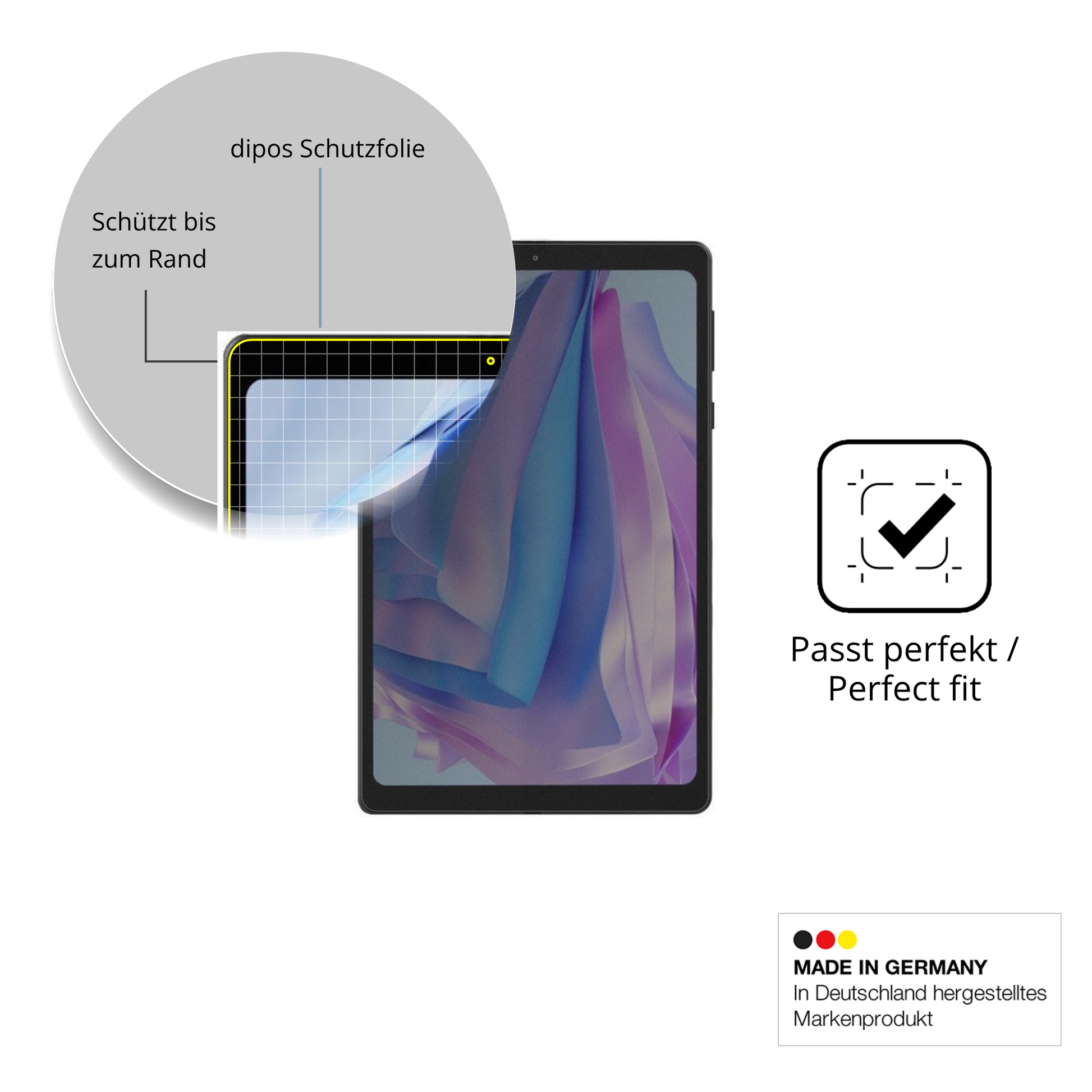 Schutz gegen Kratzer auf dem Headwolf Fpad 5 Glas durch Schlüssel oder Ähnliches